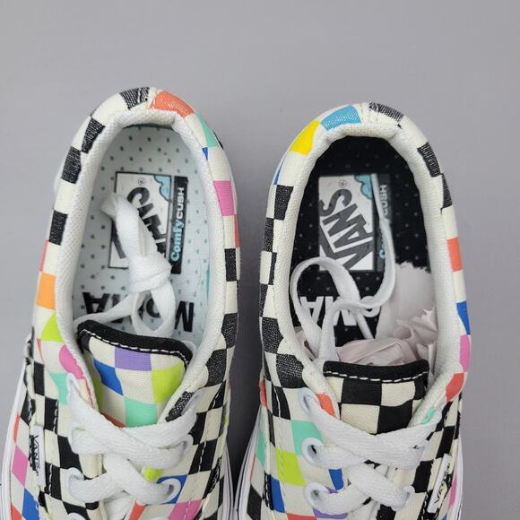 Vans X MoMA Womens ComfyCush Era Skate Sneakers Shoes Checker Size 5 - Picture 7 of 11